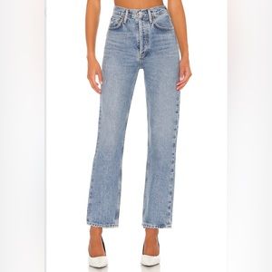 AGolde 90’s pinch waist jeans (color: endless)